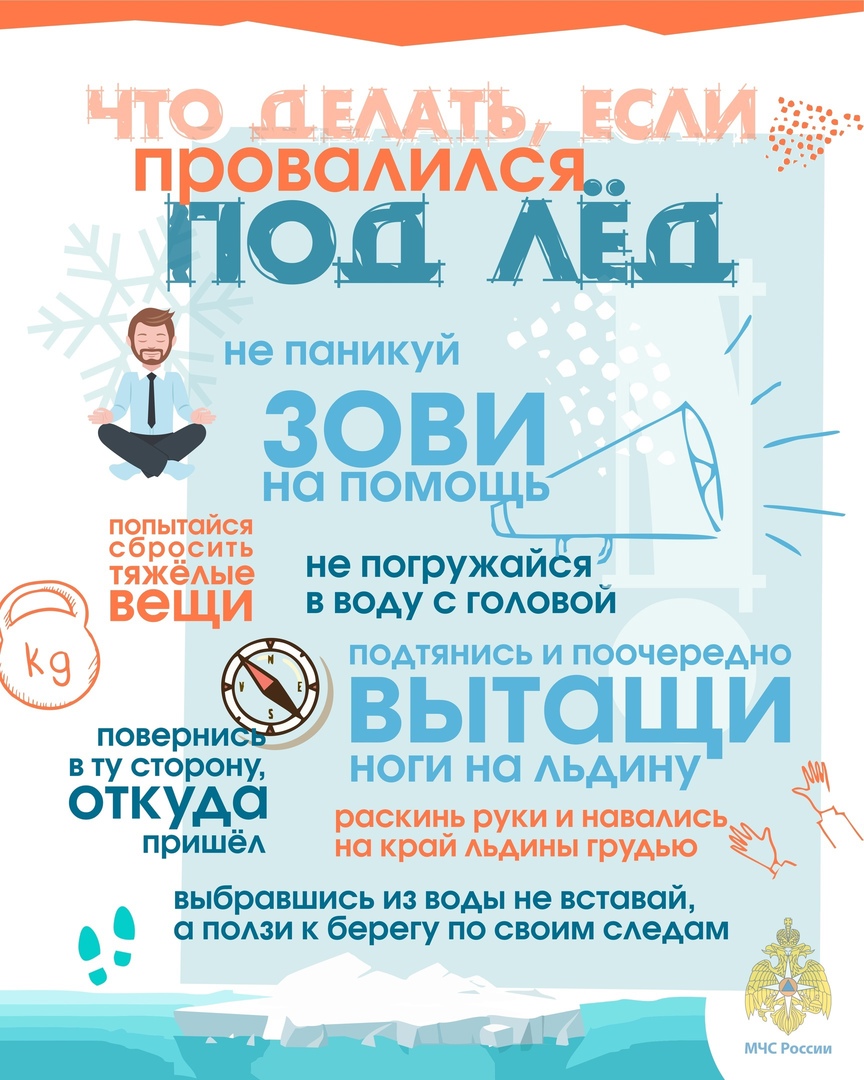 провал под лед